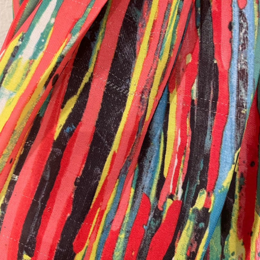 Prabal Gurung Multi Color Stripe Mini Skirt - Picture 5 of 6